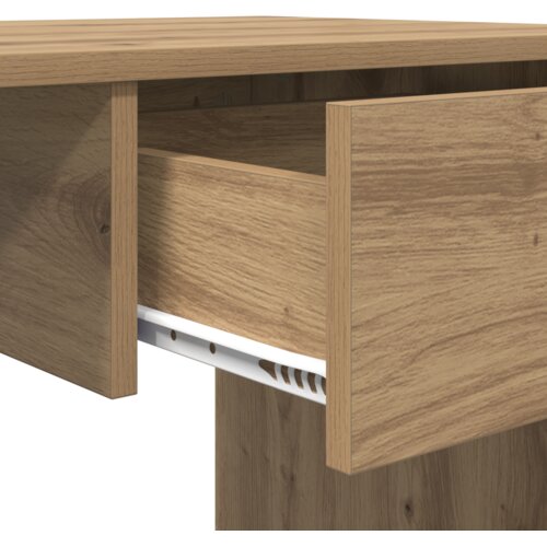 VidaXL Stol hrast artisan 100 x 50 x 76 cm Konstruirano drvo Slike