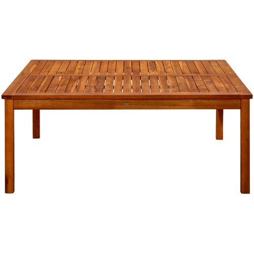  Vrtni stolić za kavu 110 x 110 x 45 cm masivno bagremovo drvo Slike