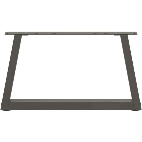  Noge za blagovaonski stol V-oblik 2 kom antracit 60x(30-31 3)cm Slike