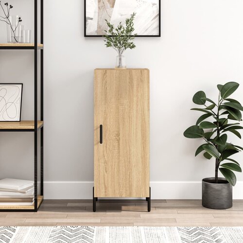 vidaXL Komoda boja hrasta sonome 34 5x34x90 cm od konstruiranog drva Cijene