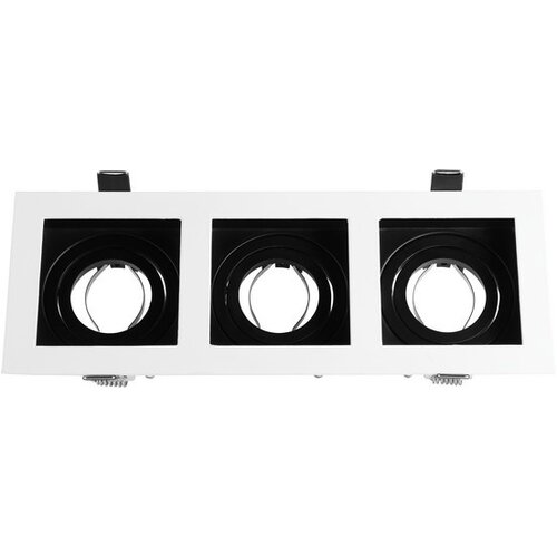 Forma Halogena rozetna 3xMR16 CFR1113 bela-crna Cene