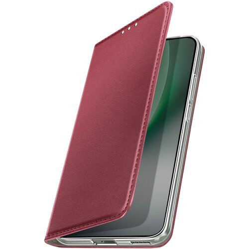 AVIZAR Folio etui za Honor Magic 8 Lite z držalom za kartice in funkcijo video stojala, Bordeaux, (5000189283) Cene
