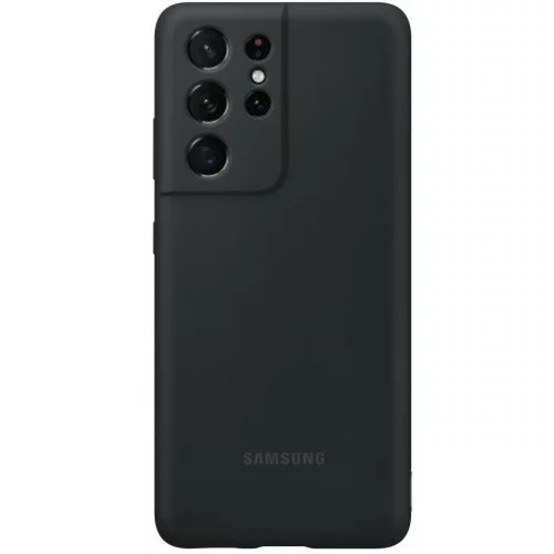 Samsung original silikonski ovitek ef-pg998tbe za galaxy s21 ultra g998 - črn