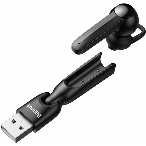 Bluetooth brezžična slušalka 5.0 USB - črna Baseus