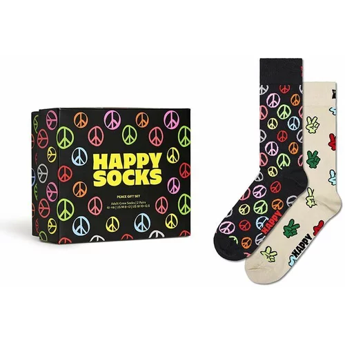 Happy Socks Čarape Gift Box Peace 2-pack
