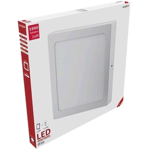 Avide stropna svetilka nadom. led kvadrat alu 24W 3000 k 199 Cene