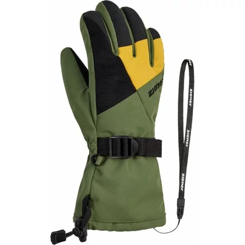 Ziener LANI GTX JR Dječje skijaške rukavice, tamno zelena, veličina