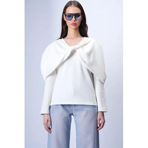 Trend Alacati Stili Ženska bluza Alc-X15053, Krem Cene