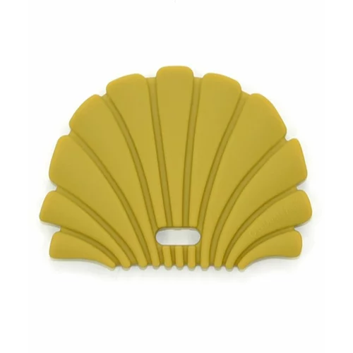 O.B Designs Shell Teether grickalica za bebe Gold 3m+ 1 kom