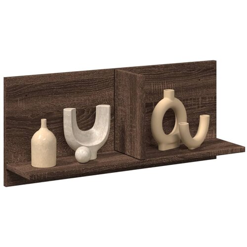 vidaXL Stenska omarica 70x16,5x30 cm rjavi hrast inženirski les Cene
