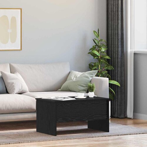 VidaXL Kava Stol Crni hrast 80 x 50,5 x 42,5 cm Konstruirano drvo Slike