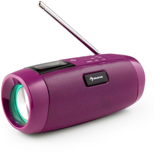 Auna Blaster DAB Radio, prijenosni Bluetooth zvučnik, DAB / DAB + / FM, baterija, LCD