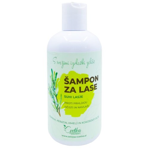 Cvetka Šampon za suhu kosu s bio biljem (250 ml) Cene