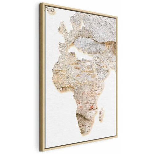  Slika - Hot Continent (1 Part) Vertical 40x60 U prirodnom drvenom okviru Cene