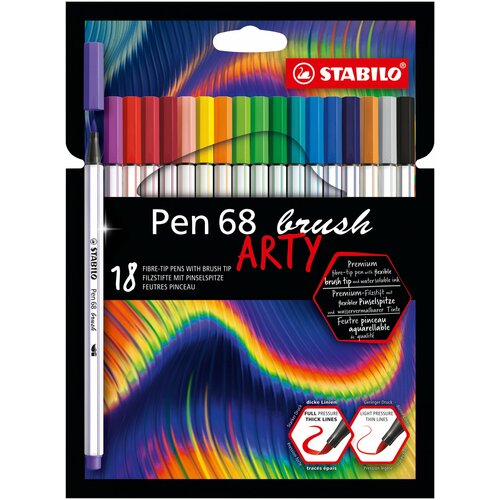 Stabilo flomasteri Pen 68 Brush 18/1 Slike