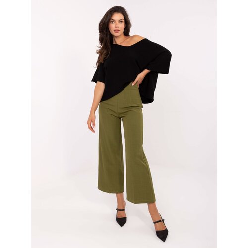 RUE PARIS Trousers-IT-SP-FL9068.96-olive Slike