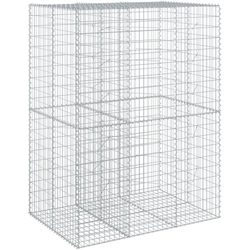  Gabionska ko&amp;scaron;ara s poklopcem 150x100x200 cm pocinčano željezo Slike