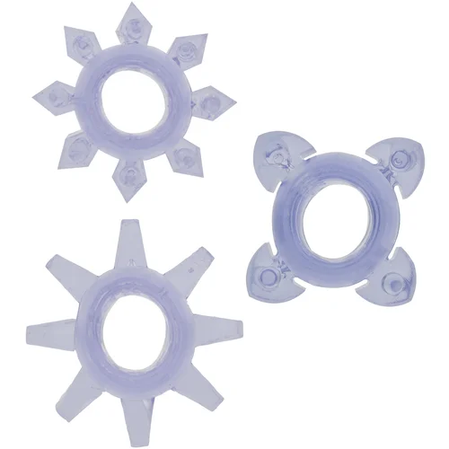 Toy Joy Tickle C-Rings Purple