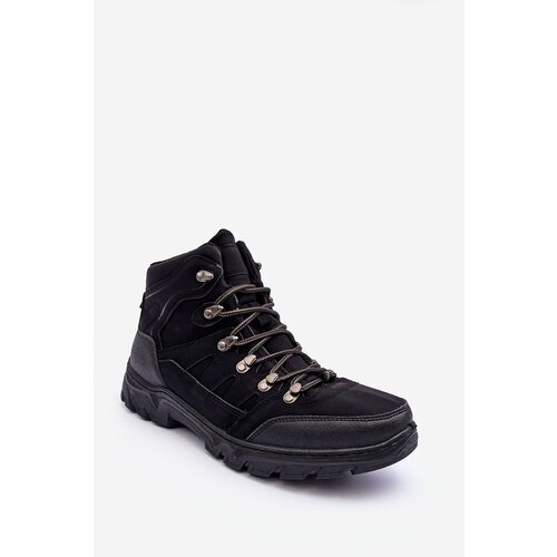 PG3 Men's Padded Trekking Shoes Black Cowder Cene