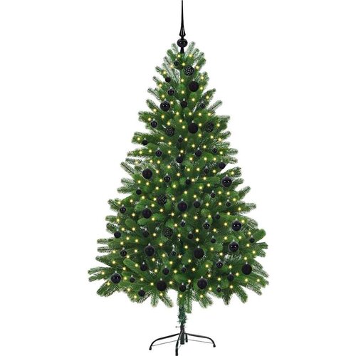  Umjetno božićno drvce s stalakom Zelena 180 cm PE i PVC 109 x 109 x 180 cm Slike
