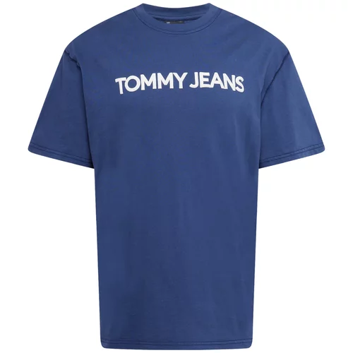 Tommy Jeans Majica 'CLASSIC' crno plava / bijela