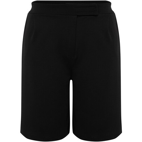 Trendyol Curve Black Pleat Detailed Shorts &amp;amp; Bermuda Slike