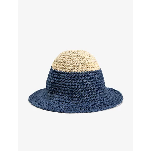 Koton Knitted Straw Bucket Hat