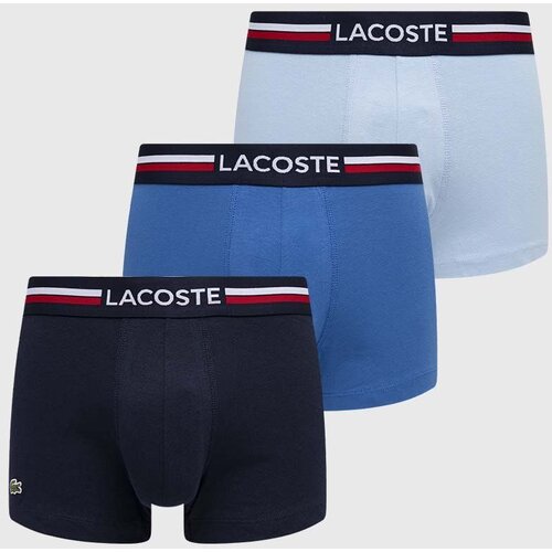 Lacoste Boksarice 3-pack mo&amp;scaron;ki, mornarsko modra barva Slike