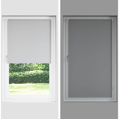 Rolo zavjesa Blackout Coffee 165x150 cm &amp;Scaron;irina tkanine 161,6 cm Slike