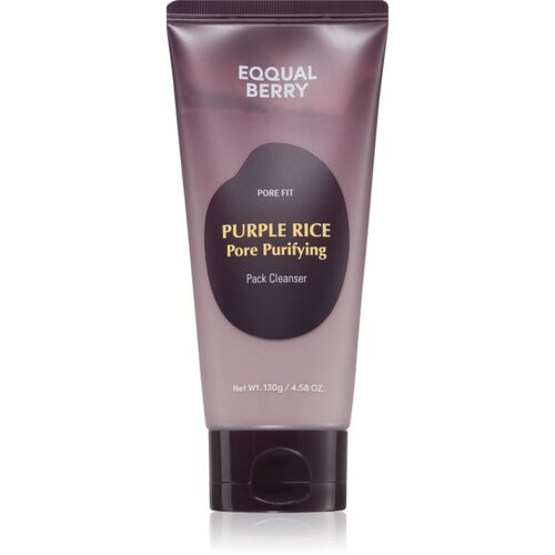 Eqqualberry Purple Rice Pore Purifying Pack Cleanser globinsko čistilna pena z učinkom eksfoliacije 130 g Cene