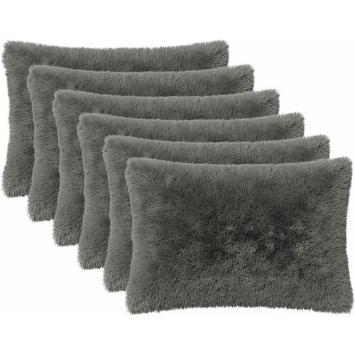  Presvlaka za jastuk 6 pcs HEERLEN Svjetlosiva 50 x 70 cm Cene
