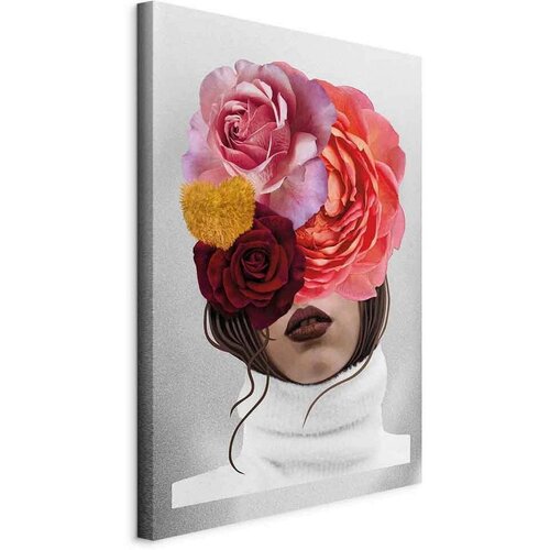 Artgeist Slika Na Platnu White Turtleneck Cene