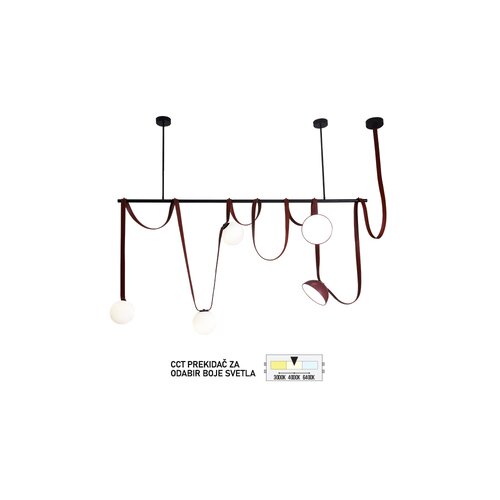  forma led viseća lampa FK2100-20V bk/br Slike