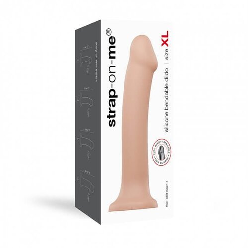 Strap-On-Me XL - dvoslojni realistični dildo - zelo velik (naravni) Cene