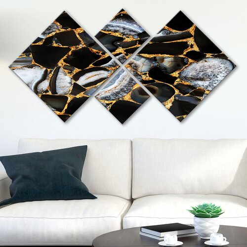 Wallity slika 4MDF1096423568, 60x115 cm, 4 dijela Cijene