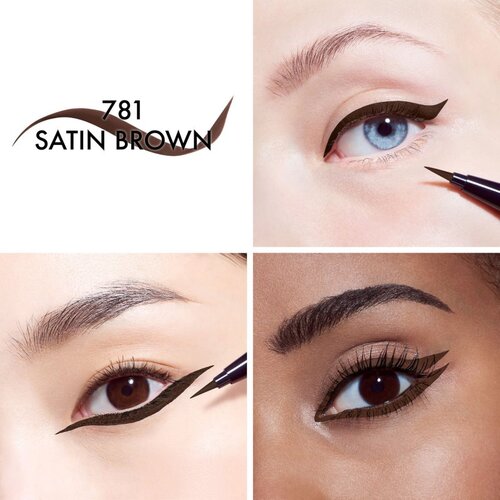 Dior Diorshow Liquid Liner tekući eyelineri u olovci vodootporno nijansa 781 Satin Brown 0.55 ml Slike
