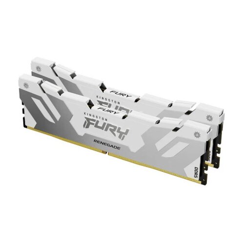 Kingston KF564C32RWK2-64 DDR5 64GB (2x32GB) 6400MHz [FURY RENEGADE], Non-ECC UDIMM, CL32 1.4V, 288-pin 2Rx8, Silver/White, Memory Kit, w/Heatsink, XMP Cene
