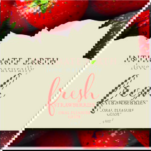 Intimate Earth Oral Pleasure Glide Fresh Strawberries 3ml Slike