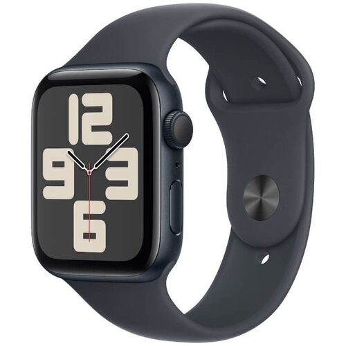 Apple watch se (2024) 40 mm gps aluminium midnight sport band m/l MXE93QV/A pametni sat Slike
