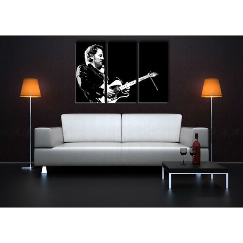  Ročno izdelana slika POP Art Bruce Springsteen 3-delna  (POP) Cene