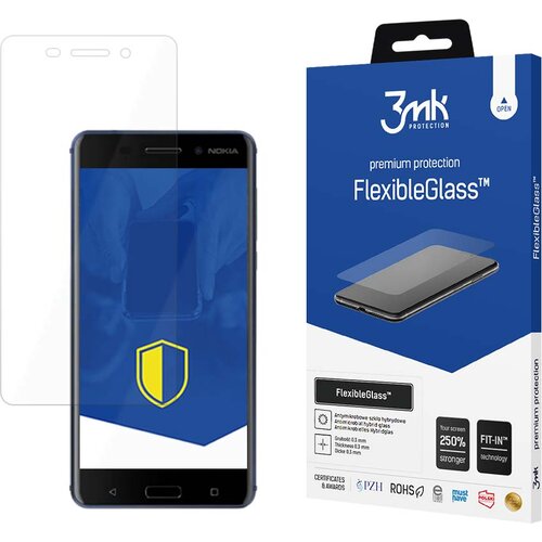 3mk FLEXIBLEGLASS KALJENO STEKLO ZA NOKIA 6 HIGH RESISTANCE, (21979501) Slike