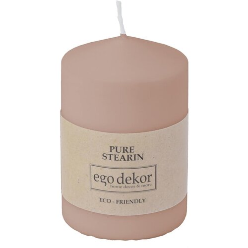 Eco candles by Ego dekor Pudrasto rožnata sveča Top, čas gorenja 25 h Slike