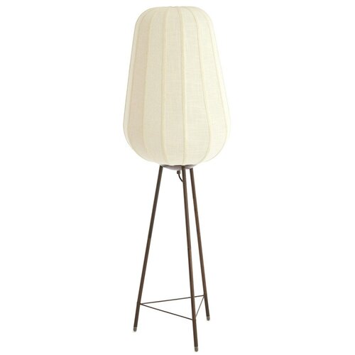 Light &amp;amp; Living Bijela stojeća svjetiljka s tekstilnim sjenilom (visina 133 cm) Bibury &amp;ndash; Slike