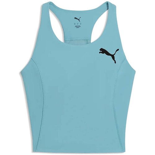 Puma Majice brez rokavov W Lightspeed Crop Top Modra Cene