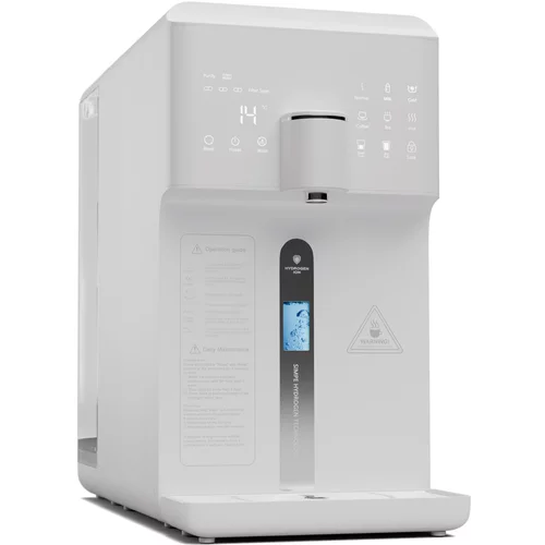Klarstein AquaLine 6L, pročistač vode, filtracija u 5 stupnjeva, volumen 6 l, HD ekran osjetljiv na dodir, 6 temperatura vode, bijela