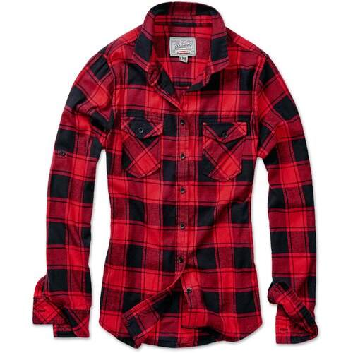 Brandit Amy Flanell Girls Shirt red/black Slike