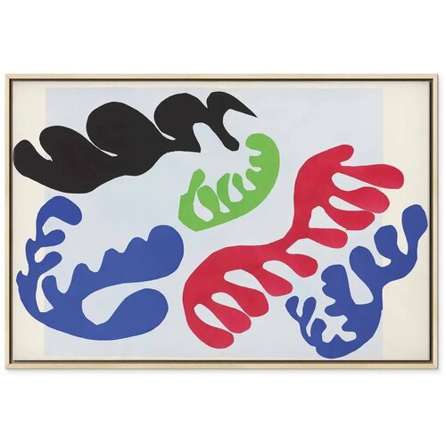  Slika - Henri Matisse &amp;ndash; Lagoon III (from Jazz) 120x80 U prirodnom drvenom okviru Slike