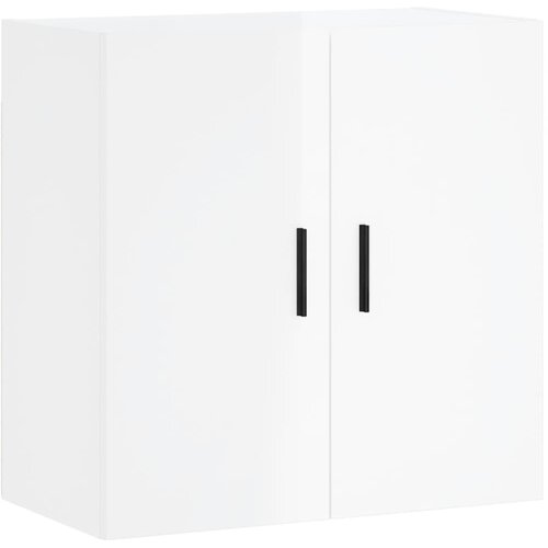 Maison Chic Stenska omarica - Zidna omarica visok sijaj bela 60x31x60 cm inženirski les iu1156, (22062934) Slike