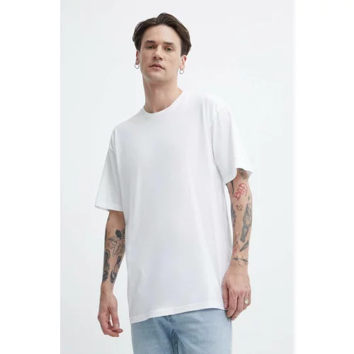 Vans Pamučna majica 3-pack za muškarce, boja: bijela, bez uzorka