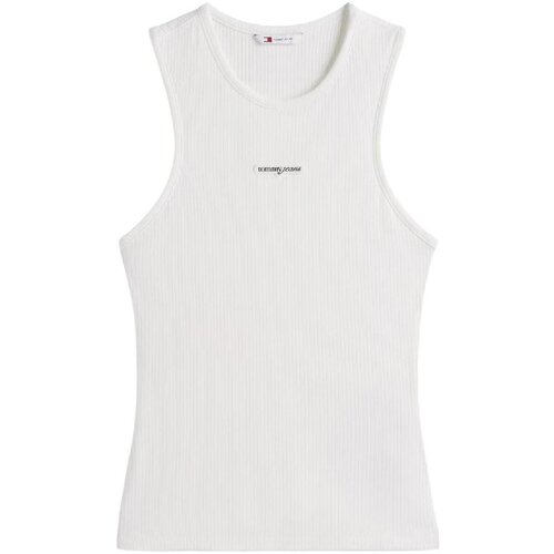 Tommy Hilfiger Majice brez rokavov DW0DW22282 YBL Bela Cene